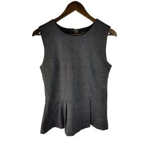 Banana Republic Sleeveless Knit Blouse 6 Women's Gray Used